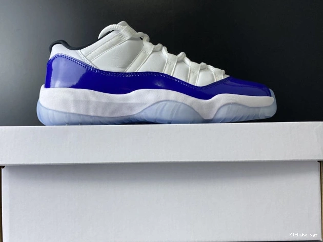 Low Retro White Air Concord Jordan 11 AH7860-100 0729